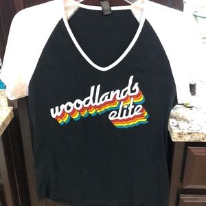 Woodlands Elite Cheer retro top